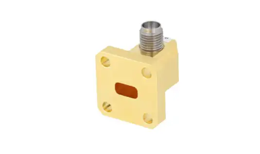 WR-28 UG-599 U Square Cover Flange to 2.92mm Female Waveguide to Coax Adapter Operating from 26.5 GHz to 40 GHz